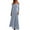 Blue, variant on Work Dresses for Women Women's off Shoulder Bodycon Maxi Dress 3/4 Sleeve Stretchy Solid Slim Flowy Evening Party Gowns Midi Dresses for Women S-247 Blue S