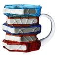 thumbnail image 1 of Tnarru Coffee Mug Accessory for Hot or Cold Brews Colorful Supplies Reading Bookish Items for Book Lovers Bookworm Writer Librarians Clear Handle, 1 of 8
