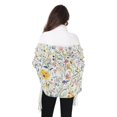 thumbnail image 4 of FORMRS Womens Scarf Winter Soft Long Big Warm Shawls Wrap Tassel Scarves, Watercolor Wildflowers, 4 of 9