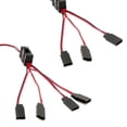 thumbnail image 2 of 2PCS RC Extension 1 to 4/ 1 to 3 Y Wire Cable LED Light Control Power Switch for JR Futaba RC Model, 2 of 8