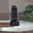 thumbnail image 5 of Easter Island Statue Ahu Ancient Monolith Decoration Accents Moai Head Sculpture for Bedroom Living room and Desktop Ornaments - Black B, 5 of 8