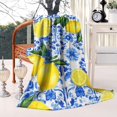 thumbnail image 2 of Lemon Blanket,Comfortable Soft Flannel Throw Blanket,All Season,Warm Lightweight Blankets for Sofa Bed Couch Living Room Chair,60"x80"(150x200cm), 2 of 4