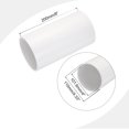 thumbnail image 2 of Unique Bargains PVC Rigid Round Pipe 101.6mm ID 110mm OD 20cm/8' Length White High Impact for Water Pipe, Crafts, Cable Sleeves, 2 of 6