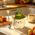thumbnail image 4 of AZXY Ghost Halloween Mug, Ceramic Halloween Mugs Green Witch Hat, Travel Coffee Mug Ceramic Travel Mug, Halloween Coffee Mug Coffee Halloween Cup Decor, Daily Coffee Mugs for Holiday Table Use, 4 of 8