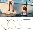 thumbnail image 4 of Boat Rope Ladder, Anti Slip Boarding Rope Ladder Strong  For Canoeing For Inflatable Boat Fluorescent Green 4 Stairs, 4 of 8