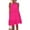 Hot Pink, variant on Gspmoly Dresses for Women Plus Size, Fashion Women Summer Casual Solid Lace Camis Sleeveless Mini Dress Cocktail Dresses Deals
