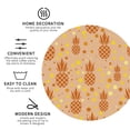thumbnail image 4 of Bingfone Vintage Pineapples Leather Drinks Coasters With Set Of 6,Suitable For Home Kitchen,Coffee Cup Coasters Home Gift, 4 of 9