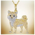 thumbnail image 2 of Collares para Regalar DogNeck20 5Pzas Shiba Inu Dorado Metal Cadena y Dije., 2 of 3