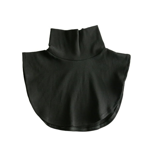 MesaSe Faux Col à Double Usage en Coton Respirant Col Roulé Côtelé Tricoté Faux Col pour Femmes pour l'Extérieur