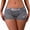 Gray, variant on Womens Stretchy Jeans Faux Denim Print Shorts Casual Denim Shorts Seamless Novelty