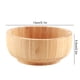 thumbnail image 2 of Cuenco redondo de bambú para ensalada, de madera natural, para aperitivos y frutas., 2 of 13