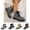 Black, variant on LTTVQM Rhinestone Combat Boots Womens Platform Chunky Heel Lug Sole Lace Up Ankle Boots Anti-Skid Casual Comfortable Fall Winter Outdoor Walking Boots Red 36(US-5.5)