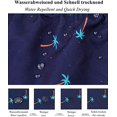 thumbnail image 4 of QUETO Men's Swim Shorts Hawaii Beach Shorts Water Repellent Swim Shorts Surf Shorts Men's Swim Trunks with Drawstring and Pockets, Breathable, Quick Dry（C）, 4 of 5