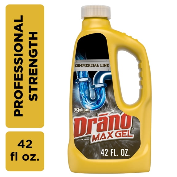 Drano Max Gel Drain Clog Remover, Commercial Line, 42 fl oz