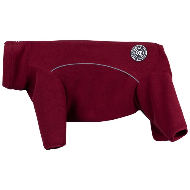 Trespaws Veste pour Chien en Polaire Extensible Réfléchissante Couvrant Tout le Corps Rickie