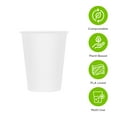 thumbnail image 2 of Karat Earth 12oz Compostable Paper Hot Cups, White 90mm Coffee Cups, 1,000 Count, 2 of 12