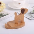 thumbnail image 2 of Soporte de madera para teléfono móvil, soporte independiente con forma de perro, soporte para teléfono móvil con forma de mascota, nuevo soporte de escritorio para teléfono móvil, soporte decorativo d, 2 of 5