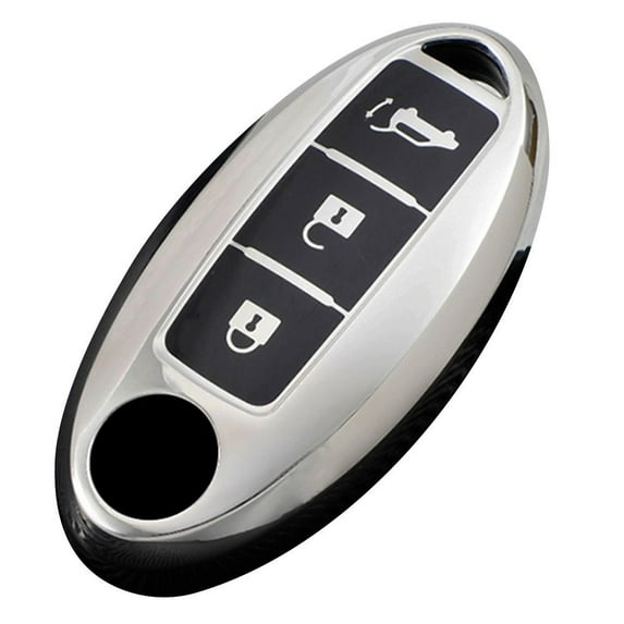 New Skin Full Protection Protector Shell Cover Remote Key Case Holder Key Fob Cover SILVER