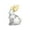 F, variant on Clearance! Nomeni Desk Decor Glass Bunny Ornaments Creative Birthday Gift Crystal Glass Animal Table Top Decoration Bedroom Decoration Home Decor I