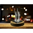 thumbnail image 3 of Statue of Liberty 3D Engraved Crystal Souvenir Keepsake, 3 of 7