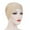 Beige, variant on Women Solid India Hat Ruffle Cancer Chemo Beanie Turban Wrap Scarf Cap