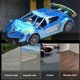 thumbnail image 4 of ToyKingdee Laser Inertia Racing Car Toy Cool Racing Model Rambo Simulation Car Ornaments Blue, 4 of 7