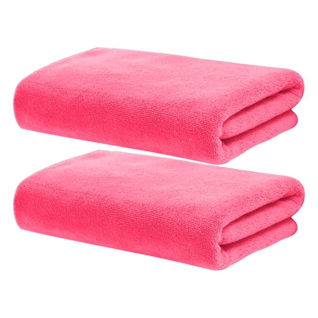 2PC Towel Shower Absorbent Superfine Fiber Soft Comfortable Towel