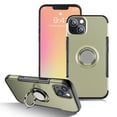 thumbnail image 1 of Mignova for iPhone 13 6.1 Inch Case, Anti-Scratch Shockproof Case 360 Degree Rotation Finger Ring Holder Kickstand [Work with Magnetic Car Mount] for iPhone 13 6.1 Inch(Gold), 1 of 7