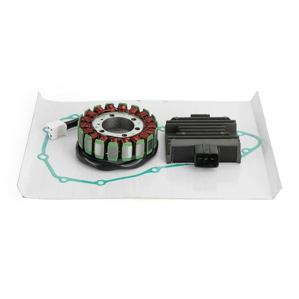 Estator magnético + rectificador de voltaje + junta para Kawasaki 17-21 Z650 Ninja/Versys 650