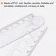 thumbnail image 4 of 2uds Irrompibles Transparentes Reglas 30cm PVC Irrompibles Plegables Reglas Flexibles para Aulas Hogar Oficina, Transparente, 4 of 7