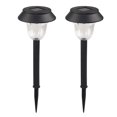thumbnail image 1 of Paquete de 2 luces solares para jardín Luz blanca cálida al aire libre LED Camino Decoración de jard Abanopi Blanco cálido 2 piezas, 1 of 7