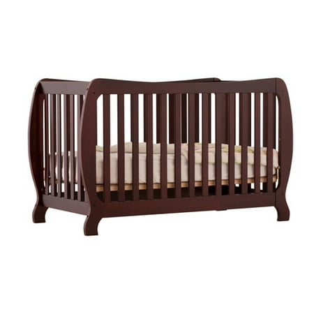 Monza II Fixed Side Convertible Crib - Cherry