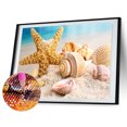 thumbnail image 1 of 5D bricolaje completo taladro diamante pintura concha Cruz puntada bordado mosaico Kit Likrtyny decoración de arte, 1 of 8
