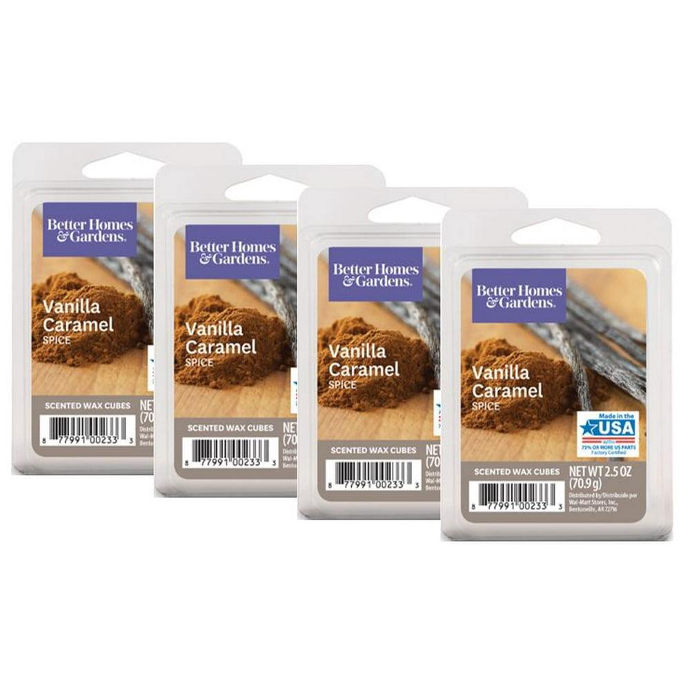 Vanilla Caramel Spice Scented Wax Melts, Better Homes & Gardens, 2.5 oz
