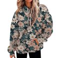 thumbnail image 2 of Bovemsi Sweatshirt for Women Fashion Spring Autumn Casual Long Sleeve Hoodies Sweatshirts Top Camo Hoodie, 2 of 7