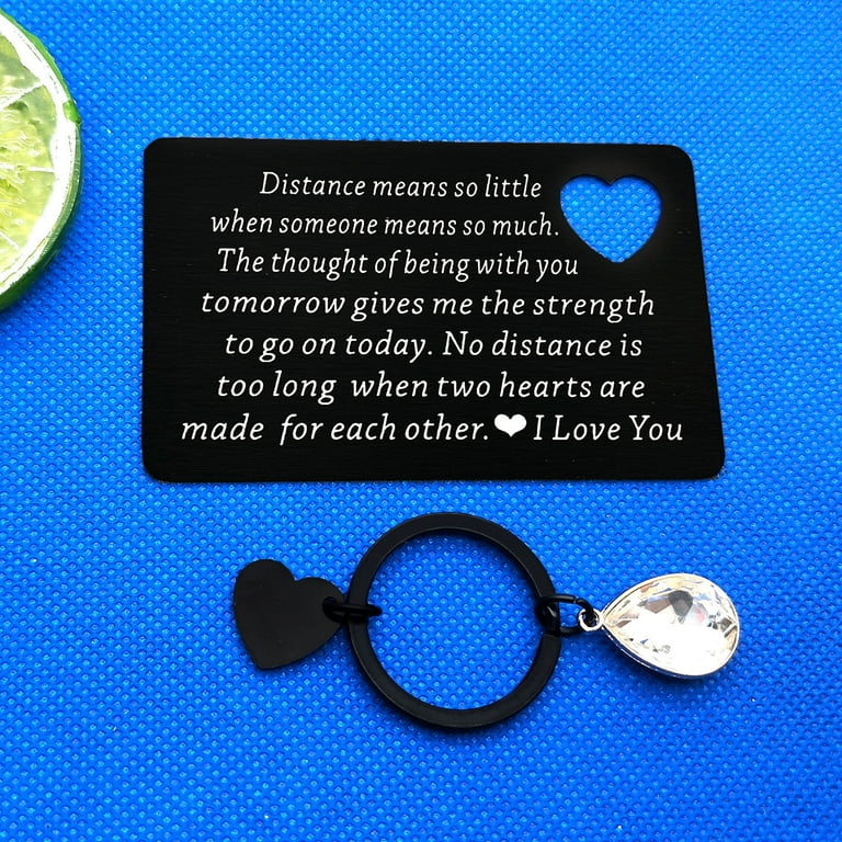 Metal Wallet Card For Him - "Be Safe Come Home To Me" Love Note, Stainless Steel Gift For Husband, Boyfriend, Military, Deployment