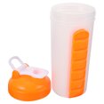 thumbnail image 1 of unbranded Shaker Cup Para Deportes Con Organizador De Pastillas Botella De Reutilizable, 1 of 8