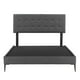 thumbnail image 2 of Box Base Cama Slim Matrimonial+Cabecera Bilbao Gris Oscuro, 2 of 8