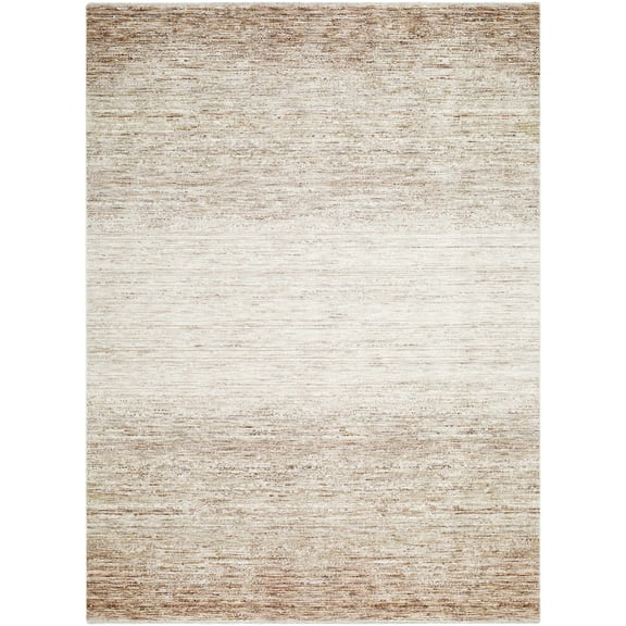 BoutiqueRugs Amaury Traditional Area Rug - Cream, Medium Gray, Dark Brown - 5'3" x 7'