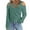 Green Tops for Women Plus Size, variant on BYOIMUD Womens Fall Fashion Long Sleeve Shirts Trendy Clothing Solid Color Cold Shoulder Tops Hollowed Out Round Neck Sweatshirts Gifts for Women Oversized T Shirts Gray XXXL