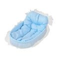 thumbnail image 3 of FITYLE Bed Dog Bed Couch Warm Washable Soft Lovely Lace Cat Sofa Pet Bed for Cats or Small Dogs Puppy and Kitten Indoor Blue, 3 of 8