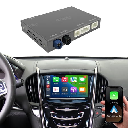 Wireless Carplay Android Auto interface adapter for Cadillac ATS-L/XTS/SRX/CTS 2013-2017