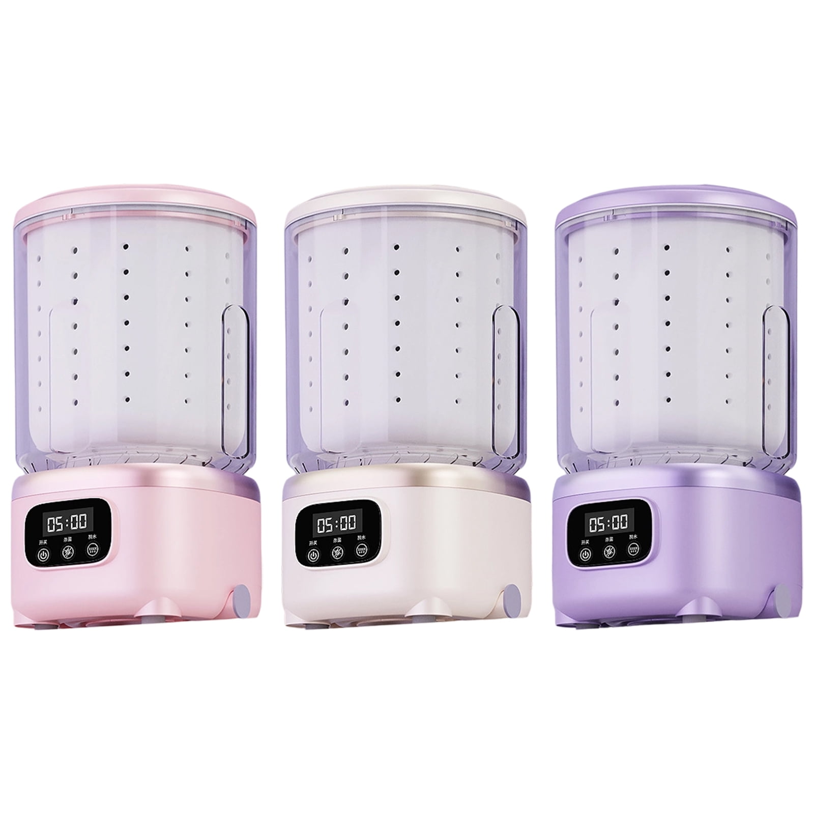 Compact Automatic Tiny Transportable Washer Turn Dryer 2L Capacity With Royal Blue Light Pasteurization For Dormitory Apartment Travel