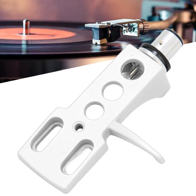 Universal Turntable Headshell,Phonograph Holder, Stylus Holder Aluminium Alloy Record Phonograph Holder With 4 Connection Wires For Record Player