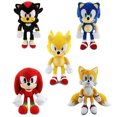 thumbnail image 2 of Peluche de Sonic de alta calidad de 30 cm, Knuckles, Tails, Amy Rose, muñeco de peluche, bonito y suave, regalo de cumpleaños para niños, 2 of 5