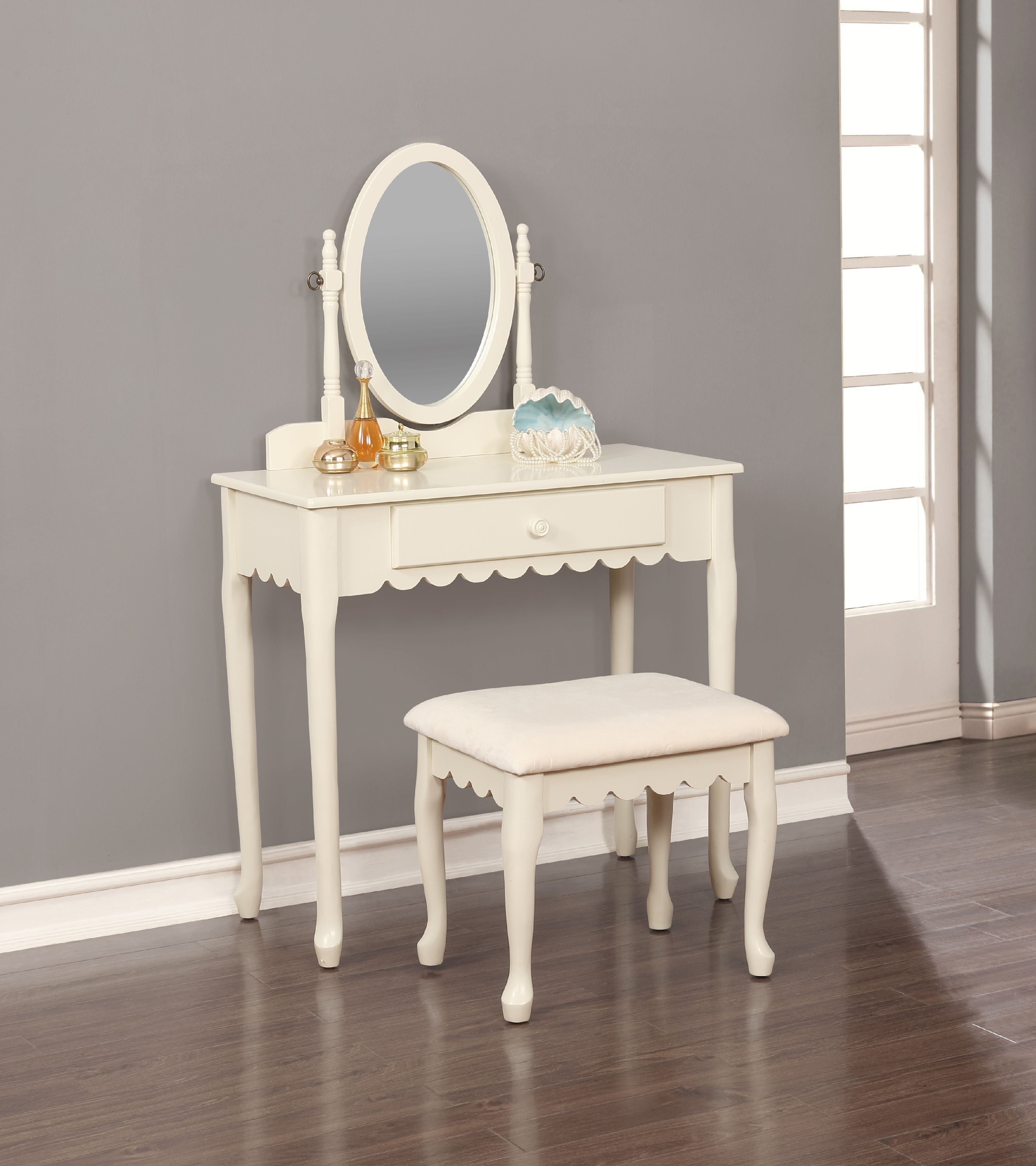 Linon Ellie Youth Vanity Set, Multiple Colors