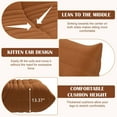 thumbnail image 3 of Kinbor Bean Bag Chair, Modern Lazy Sofa Floor Sofa Chair Bean Bag Chair, Big Fireside Bean Bag Lounger for Adults, Brown, 3 of 7