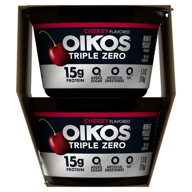 Oikos Zero Cherry 4pk | Yogurt stock for food distributors