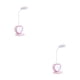 thumbnail image 1 of Lámpara de escritorio LED recargable Yuarrent portalápices Flexible ajustable rosa 2Conjunto, 1 of 6