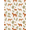 Beige Terracotta, Pattern 3, variant on ODIKA Zoo Border Beige Playroom Print Orange Woodland Jungle Refined for Entryway, Kitchen, Mudroom, Stain Resistant Flatwoven